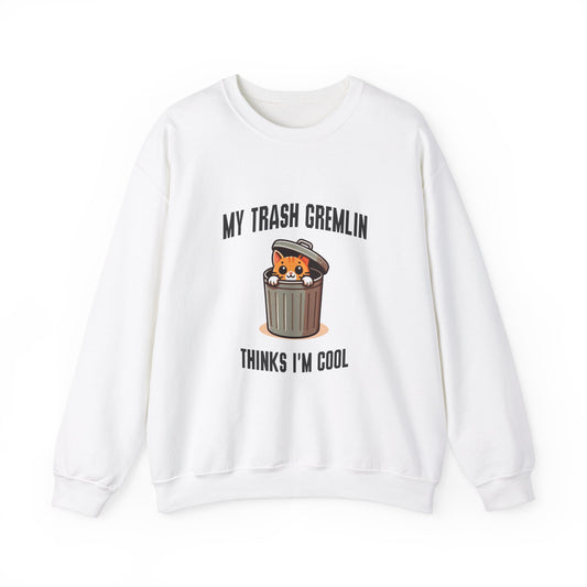 Unisex Funny Cat Crewneck Sweatshirt